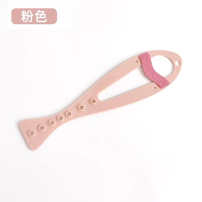 Cat Door Gap Guard - Pet Elastic Door Lock for Cats to Enter and Exit Freely While Preventing Dogs from Entering Pink Fish Design One Pack