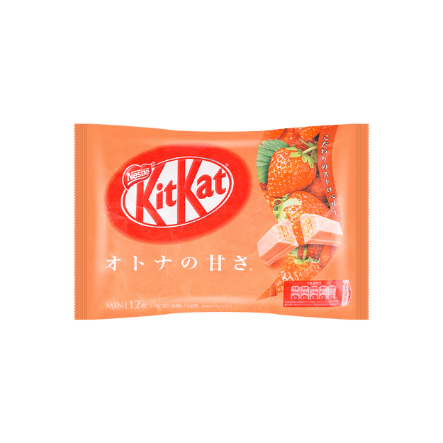 商品详情 - 日本NESTLE雀巢  KITKAT 冬季限定 草莓口味巧克力威化 - image  0
