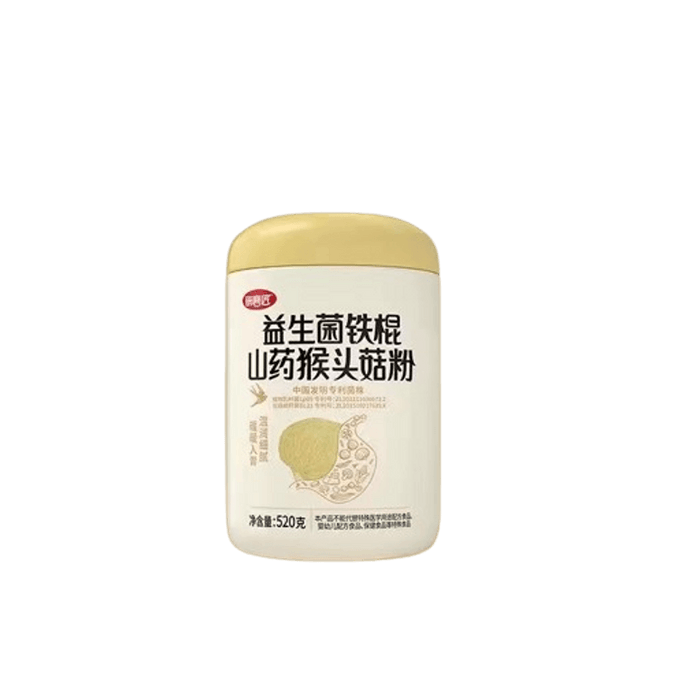 [중국에서 직접 우편 발송] 장인 노루궁뎅이버섯 철분 스틱 얌 분말 영양 아침 식사 대용 통곡물 죽 쌀 페이스트 위장 영양 양조 사무직 근로자 520g/캔 (위장 불편 시 4캔 구매 권장)