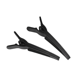Elegant Crown Enhancer: Root-Fixing Clips In Black (Pair)