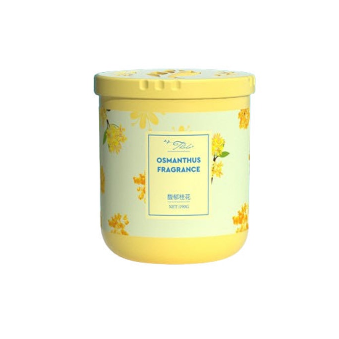 Solid Air Freshener Long Lasting Fragrance Indoor Bathroom Toilet Shoe Cabinet Scent Deodorizer 190g #Osmanthus