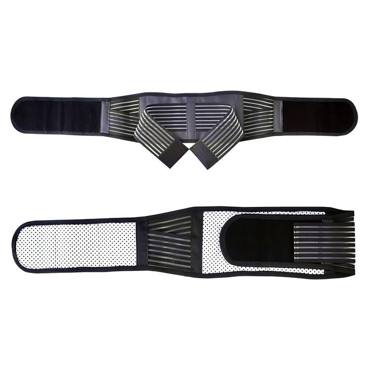 Back Support with Magnet, Tourmaline Magnetic Back Braces for Lower Back Pain Relief, Self Heating & Soothing Waist Band, Lumbar Support Belt for Herniated Disc/Sciatica (Medium) 6