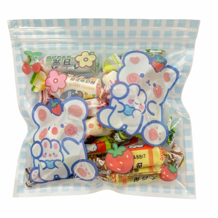 関生園ブランド「白うさぎミルクキャンディ」、新フレーバー8種ミックスパック、90g（抹茶とキンモクセイのフレーバーが新登場）。濃厚なミルクの香りは他に類を見ないほどで、子供の頃の思い出をよみがえらせてくれます。心のこもった贈り物として、ぜひお試しください。約16個入り。 4