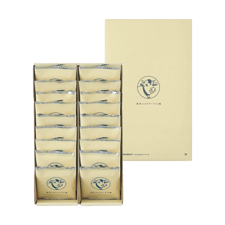 Sea Salt & Camembert Cheese Cookies, 18 Pieces【Tokyo Souvenir Japanese Cheese Snack】 4