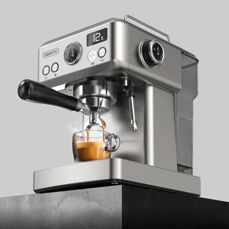 HiBREW H10A 20Bar Semi Automatic Espresso Coffee Machine Silver
