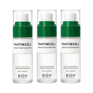 韩国 BIOHEAL BOH 百析珀积雪草面霜喷雾保湿舒缓妆前喷雾 30毫升x3瓶