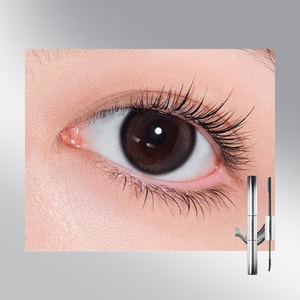 Volume & Curling Mascara Duo, #01 Black - 12HR Waterproof & Smudge-Proof | 3-in-1 Lash Primer + Volumizing + Sealer