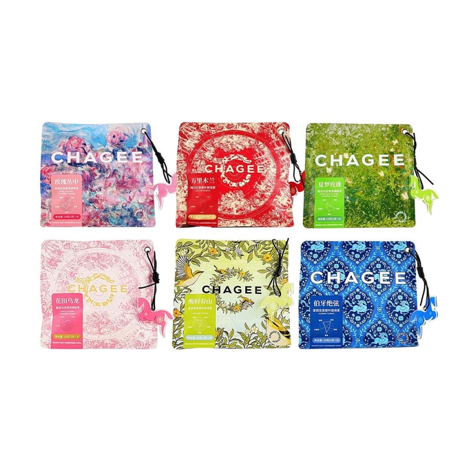 Assorted Tea Bag Collection,Jasmine Tea Black Tea Green Tea Oolong Tea Bag,5.08 oz【6 Combo Packs】