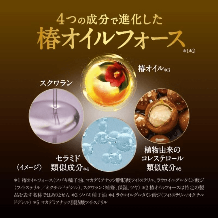 TSUBAKI 손상된 모발 개선 홍차 고급 보습 헤어 컨디셔너 450ml 3