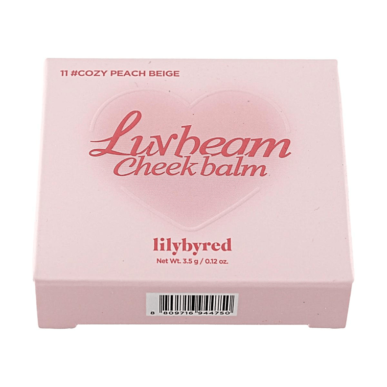 Luv Beam Cheek Balm 11 Cozy Peach Beige 【Hydrating and Seamless】【Natural Translucent Glow】 6