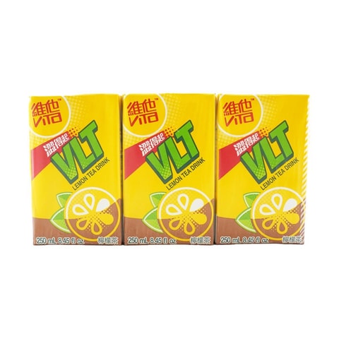 VITA レモンティー飲料、8.45液量オンス×6パック、パッケージは変更