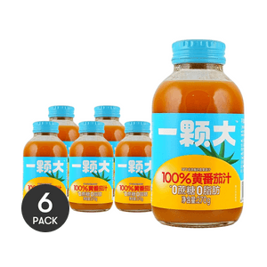 노란 토마토 주스, 255ml *6개입【6팩】【설탕 0g, 지방 0g, 저칼로리】