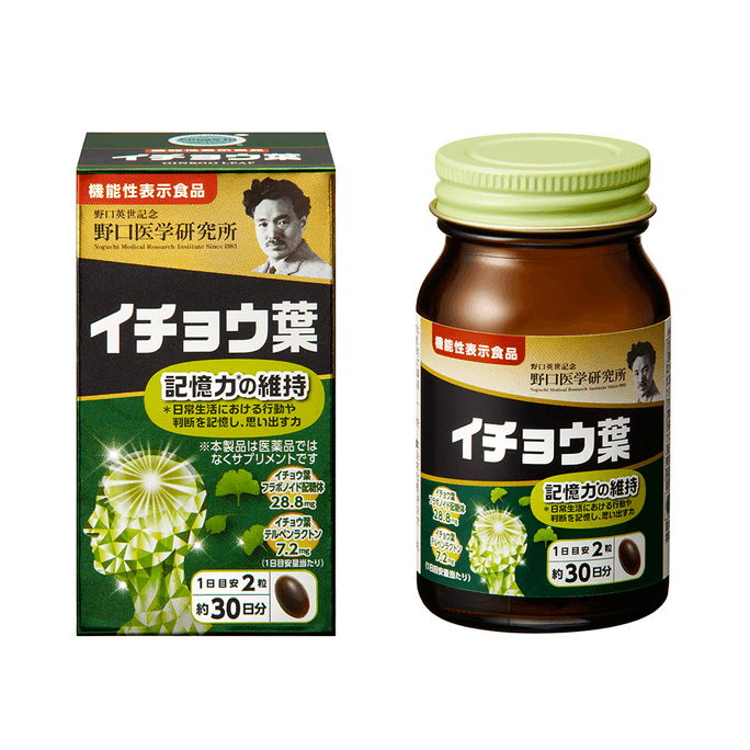 Noguchi Medical Research Institute Ginkgo biloba 60 grains