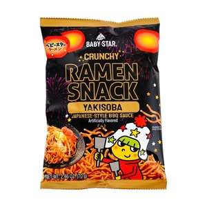 日本BABYSTAR贝贝星 干脆面拉面零食零食 日式炒面风味 70g