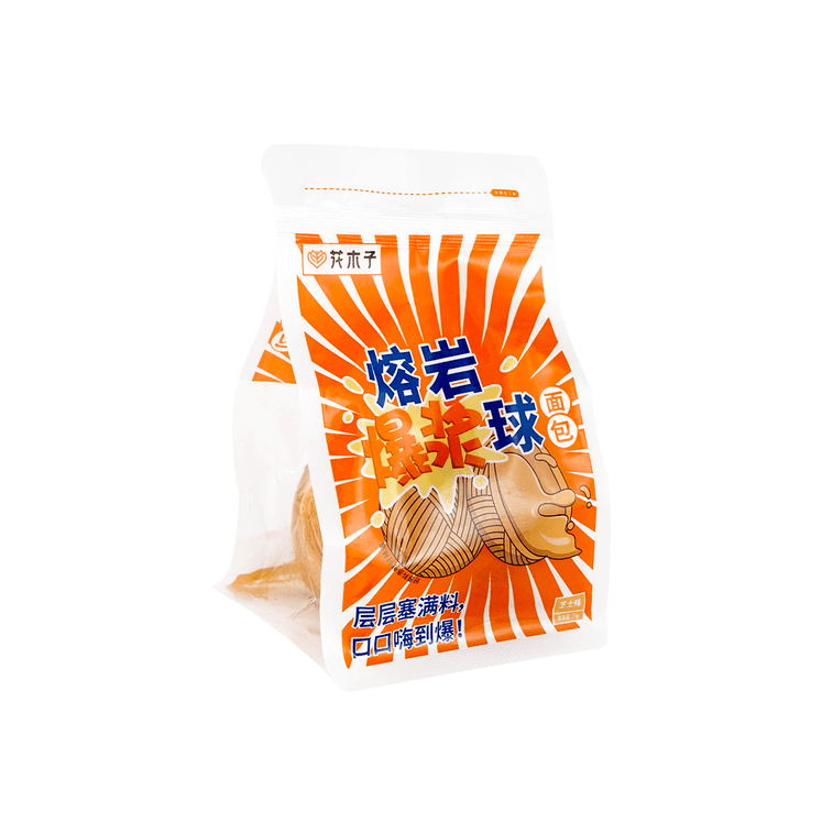 花木子 熔岩芝士爆浆球 夹心吐司 芝士味 75g 7