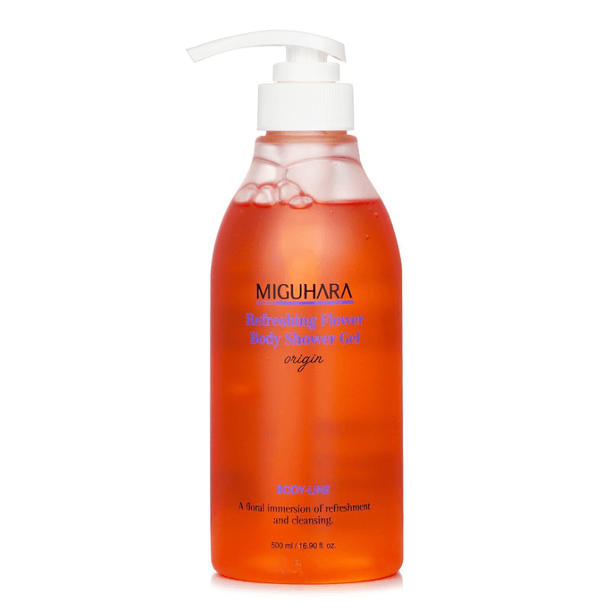 韩国 【香港直邮】  Miguhara咪咕哈啦  The Origin 清新花香沐浴露 500ml/16.9oz