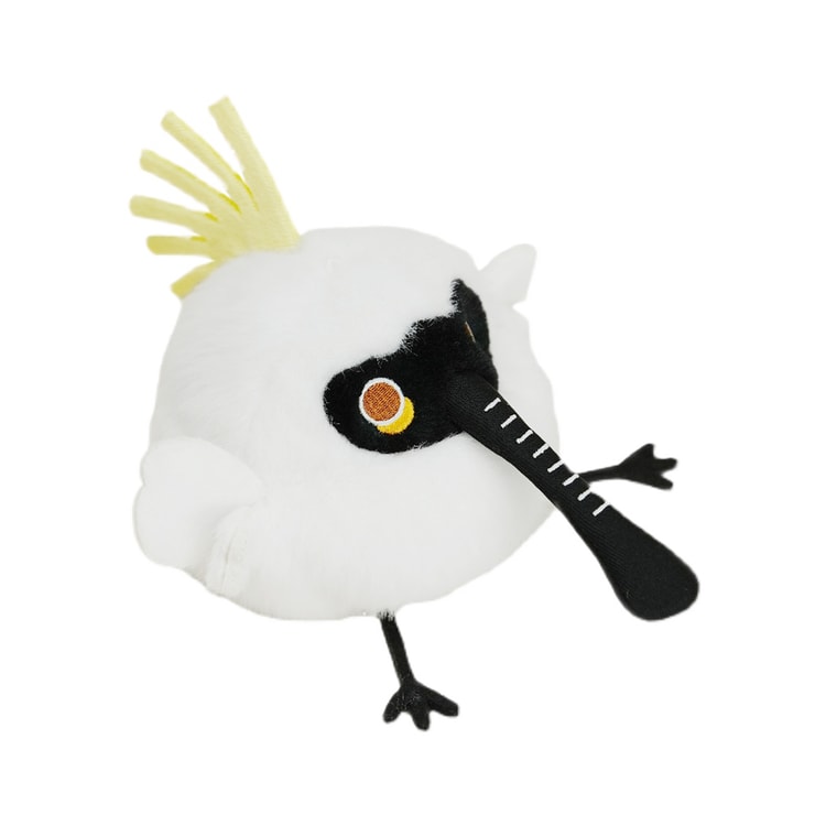 中国からの直送】HSPM 新品 かわいい クロツラヘラサギ ぬいぐるみ