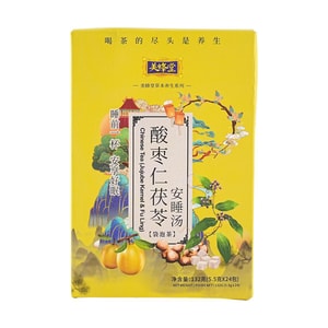 美蜂堂 酸枣仁茯苓安睡汤 袋泡茶 24包入 132g【草本养生助眠茶】
