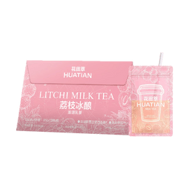 Lychee Flavor Instant Milk Tea 4.94 oz 【0 Sugar Low Fat Low Calories】