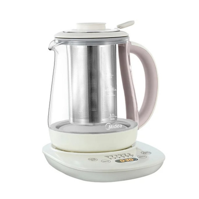 MIDEA美的【美國本土出貨】 淨潤養生壺 配茶籃+燉盅 預約保溫1.5L 110V