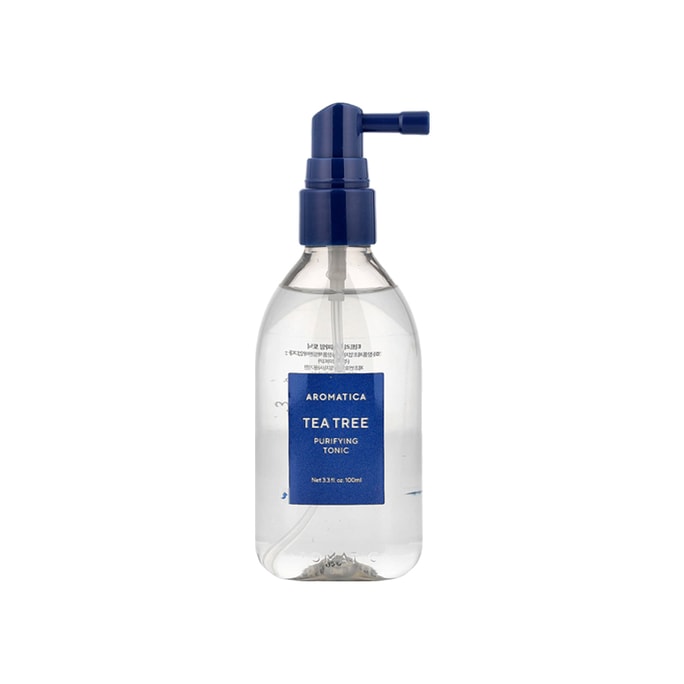 Tea Tree Purifying Tonic 100ml (3.3 Fl. Oz.) - N Scalp Treatment Spray With BHA & Tea Tree For Oily & Itchy Scalp