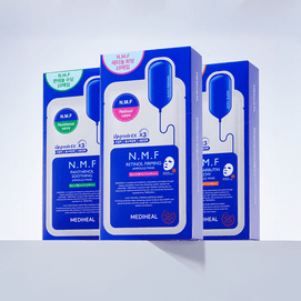 韩国MEDIHEAL美迪惠尔 NMF水库新升级水润面膜 27ml*10片入 #舒缓修红 强化屏障 维稳敏感肌 保湿密集补水