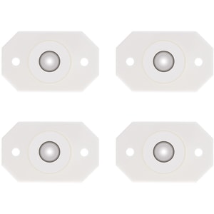 Mini Universal Wheel Sticky Fixed Swivel Pulley 4 Pcs