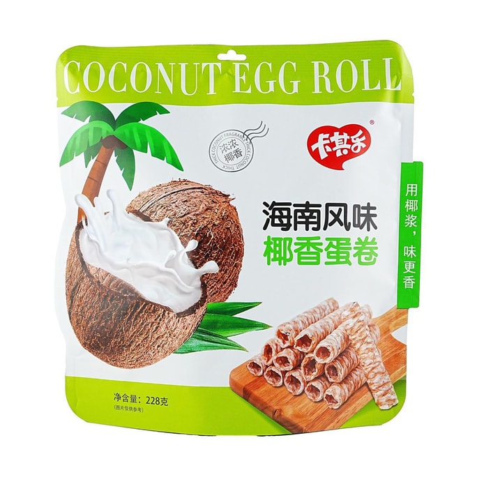 Coconut Flavored Egg Roll 8.04 oz