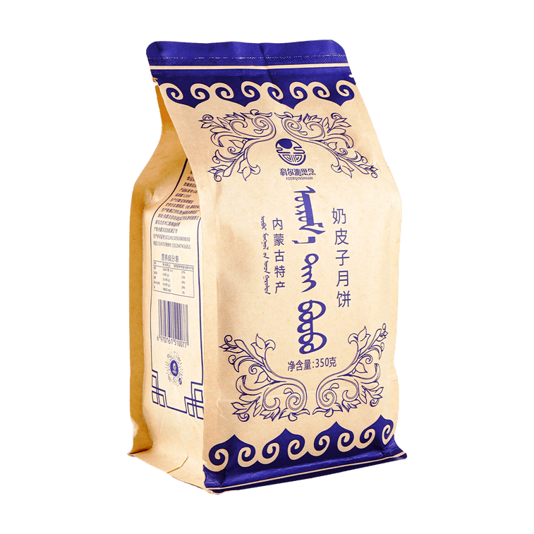 科爾沁思念 奶皮子月餅 乳酪餡餅糕點 4枚 350g【內蒙古特色】【奶香濃鬱】 7