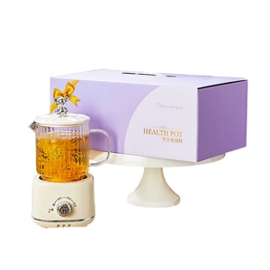 600ml Cream-Aesthetic Wellness Kettle Gift Set | 3-Temp Smart Electric Cup for Office, Tea & Herbal Brewing | Ideal Holiday & Chinese New Year Gift