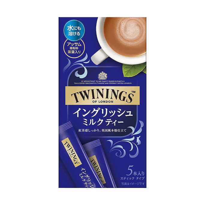 日本版TWININGS 英式红茶奶茶冲饮粉 5份 69g