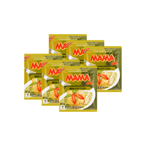 【超值6包】泰国MAMA妈妈 绿咖喱鸡汤风味方便面 90g*6