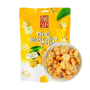 タイ風もち米チップス マンゴー味 3.17オンス