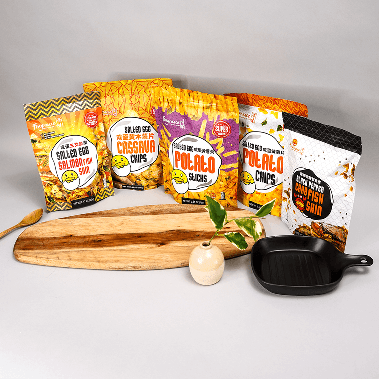 Salted Egg Salmon Fish Skin, 2.47 oz 3