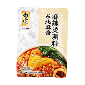 白家 東北麻醬麻辣燙調味料120g【黏黏老式調味料】
