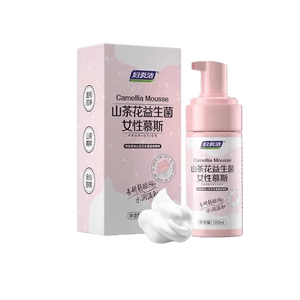 Intimate Cleanser Female Lotion Private Camellia Probiotic Mousse 120Ml/Bottle