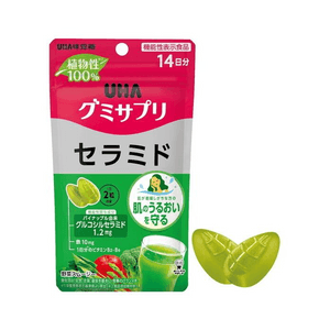 【日本直邮】 日本 UHA 悠哈 味觉糖 UHA果汁软糖胶囊 角鲨烷 14日分 [14天量]