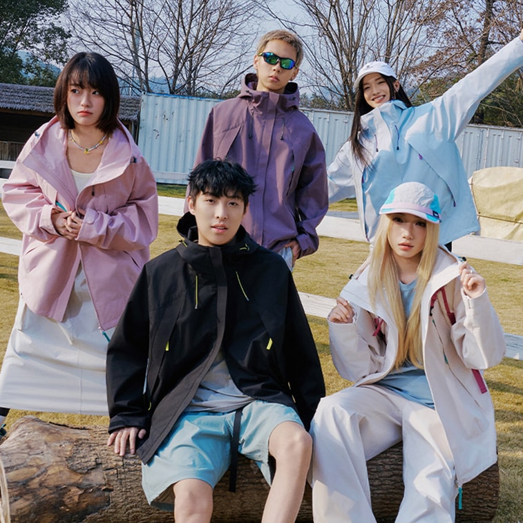 【中國直郵】 HSPM 健行登山連帽外套外套 保暖防風戶外外套男女款 黑色 XXL 1件 8