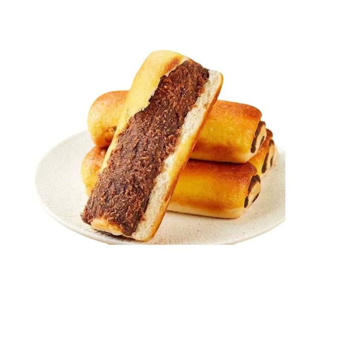 Whole Wheat Coconut Red Bean Bread, 0 Added Cane Sugar, Meal Replacement Bread, Breakfast or Afternoon Snack, 50g * 1 pieces