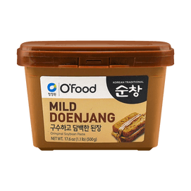 韩国O'FOOD清净园 韩式生大酱 蘸菜酱黄豆酱 500g【韩餐大酱汤同款酱料】