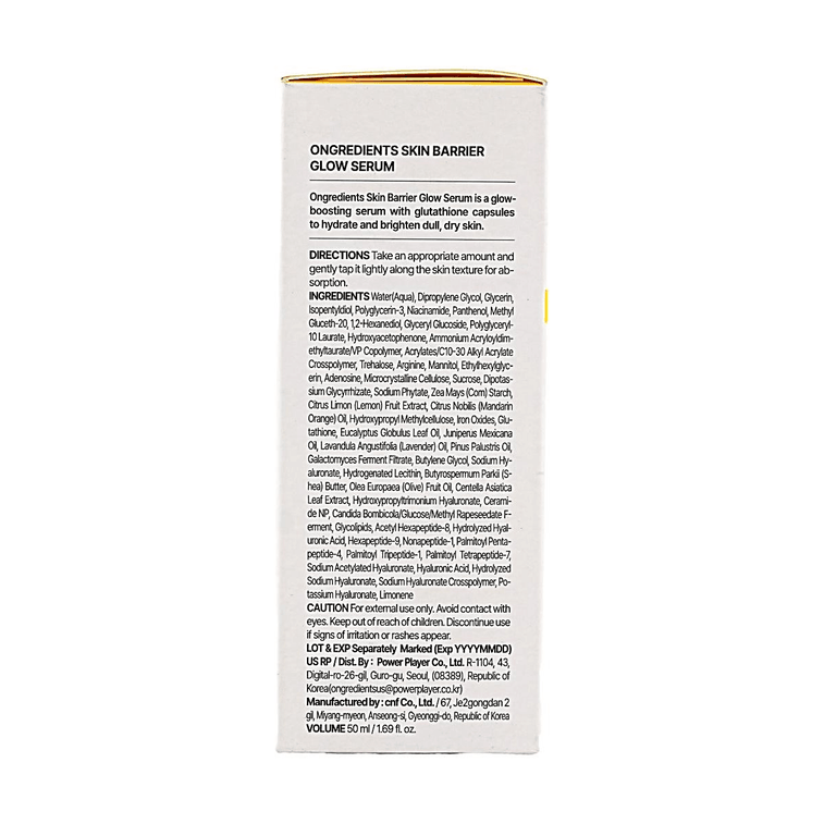 Skin Barrier Glow Serum, 1.69 fl oz, 99% Pure Glutathione Capsule Brightening Serum【Glass Skin Radiance】 6