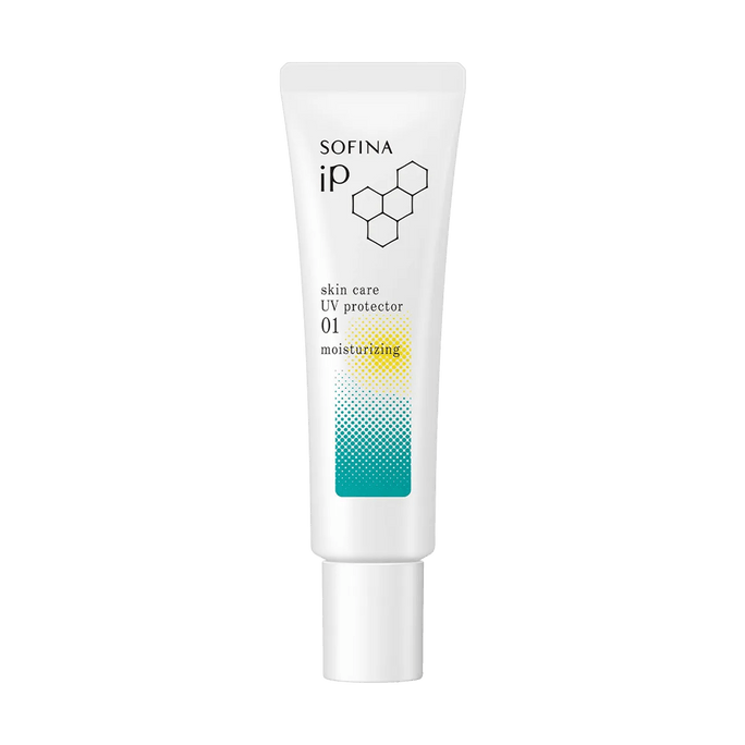 日本SOFINA蘇菲娜 IP系列 全新倍護防曬乳 SPF50+ / PA++++ 30g #01 乾皮適用 保濕防護 通透不暗沉
