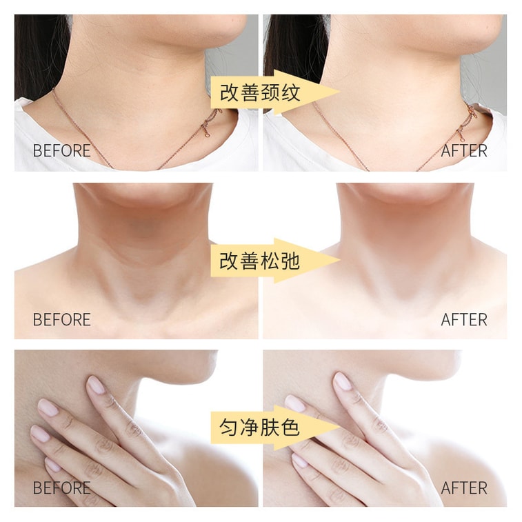 Moisturize reduce neck lines refine and elastic skin Camel Milk Firming Neck Mask 100g 4