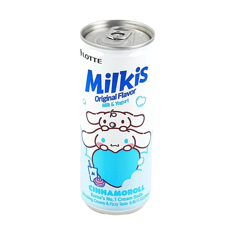 韓國LOTTE樂天 MILKIS妙之吻 牛奶碳酸飲料 蘇打汽水 原味 250ml【0脂】【包裝隨機發】 9