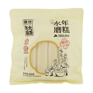 Water-Milled Ningbo Rice Cakes 17.64oz 【Intangible Cultural Heritage Craft】【Premium Northeast Rice】