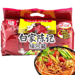 Baijia Non-Fried Instant Vermicelli Noodles Mixed-5 Combo Pack 538G 