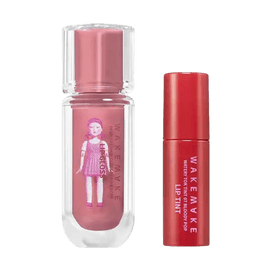Dewy Gel Maxi Gloss, #14 PINK SCAR +Watery Tok Tint MINI #7 BLOODY POP【NETFLIX Squid Game: Limited Edition】