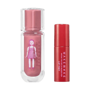 Dewy Gel Maxi Gloss, #14 PINK SCAR +Watery Tok Tint MINI #7 BLOODY POP【NETFLIX Squid Game: Limited Edition】