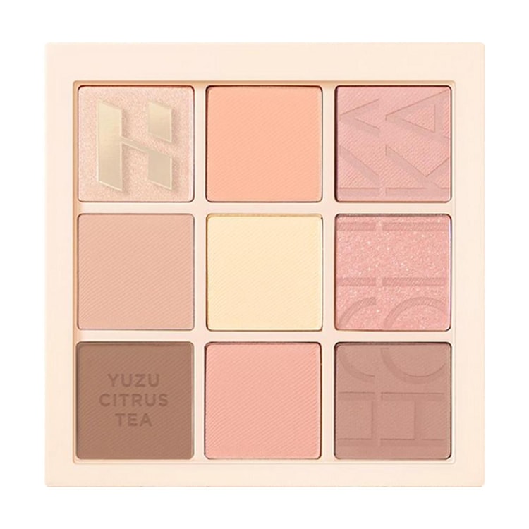 HOLIKA HOLIKA My Fave Mood Eye Palette Set #Yuzu Citrus Tea【Warm
