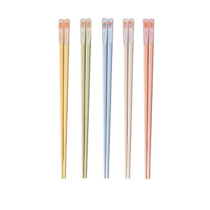 【Coco Bear】Alloy Chopsticks 5‑Pairs1‑Pack